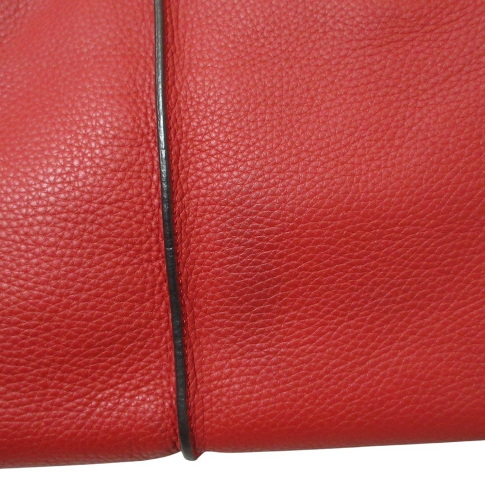 TOD'S Joy Leather Tote Bag/Shoulder Bag, Red, Women's - Picture 12 of 12